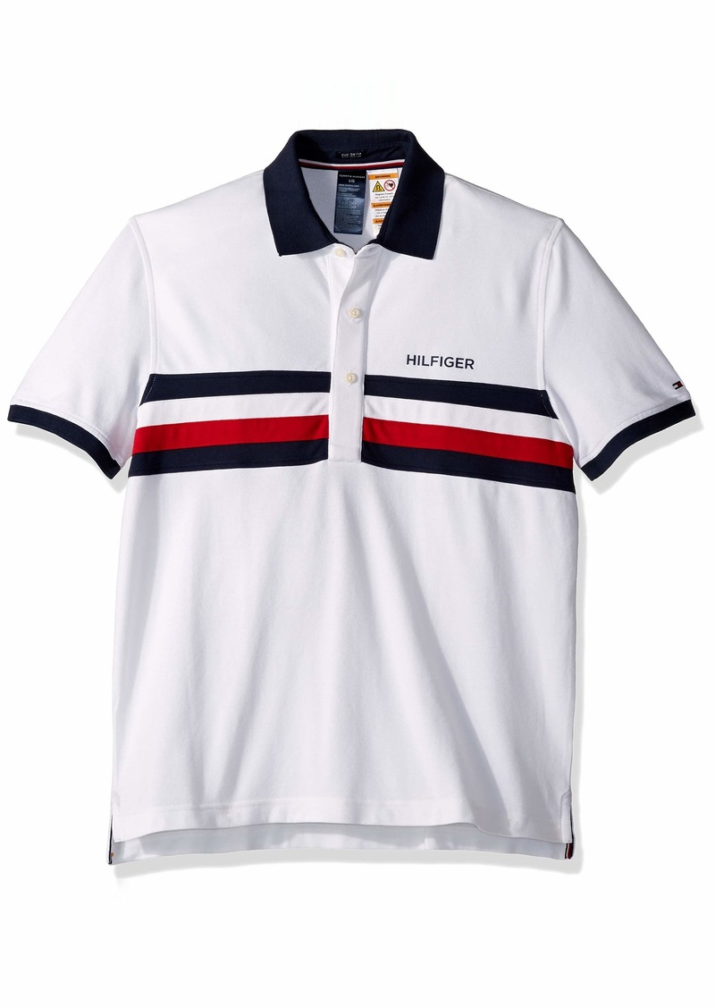 tommy hilfiger black polo shirt