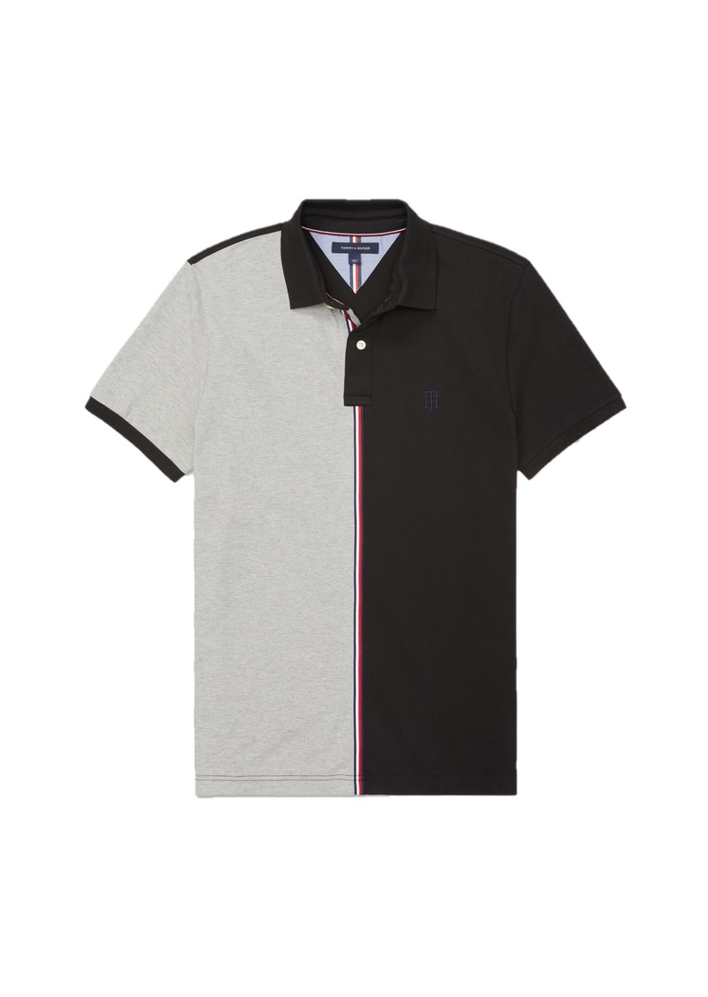 Tommy Hilfiger Men's Adaptive Regular Fit Colorblock Polo