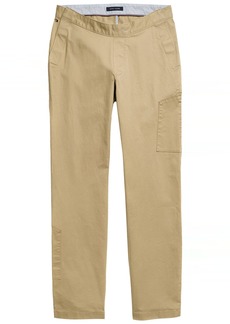 Tommy Hilfiger Men's Adaptive Seated Fit Chino Pants with Elastic Waist and Adjustable Closure