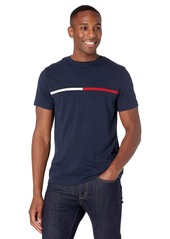 Tommy Hilfiger Men's Adaptive Seated Fit T Shirt with Adjustable Closure  XXL