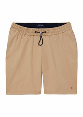 Tommy Hilfiger Men's Adaptive Seated Stretch Cotton Shorts with Drawcord Stopper  SM