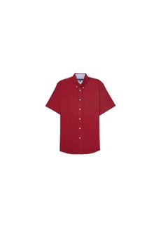 Tommy Hilfiger Men's Adaptive Short Sleeve Shirt with Magnetic Buttons