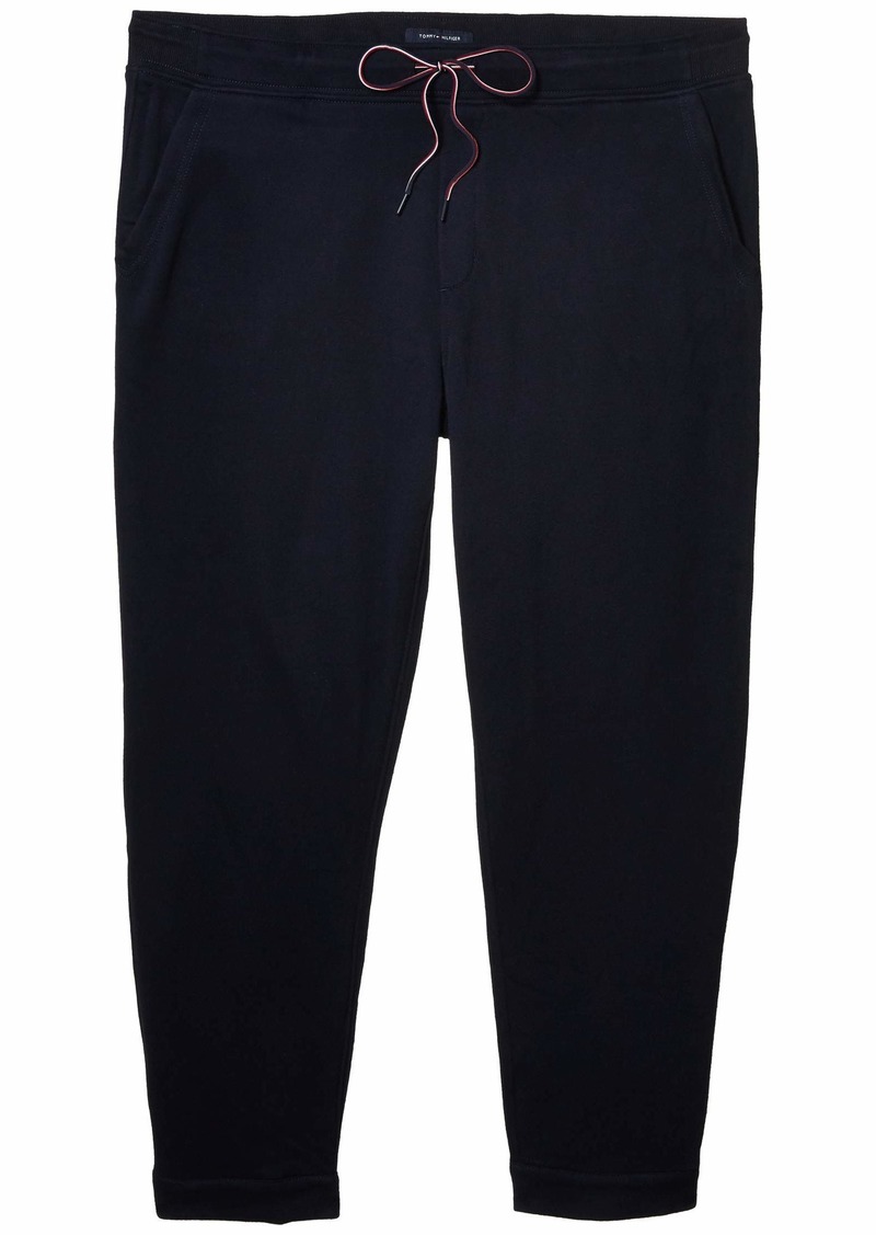 Tommy Hilfiger Men's Adaptive Sweatpants with Outside Seams navy blazer