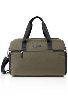 Tommy Hilfiger Men's Alexander Duffle Bag Handbag Army Green/Black