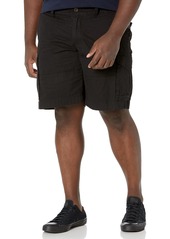 Tommy Hilfiger Men's Big 6 Pocket Stretch Cotton Cargo Shorts DEEP Black 44-Tall