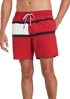 Tommy Hilfiger Men's Big & Tall 7” Logo Swim Trunks with Quick Dry  3X-Large