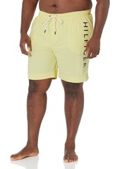 Tommy Hilfiger Men's Big & Tall 7” Logo Swim Trunks with Quick Dry  X-Large