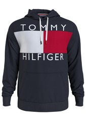 Tommy Hilfiger Men's Big & Tall Quinn Drawstring Hoodie Sweatshirt - Sky Captain