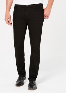 Tommy Hilfiger Men's Big & Tall Straight Fit Stretch Jeans - Black Denim
