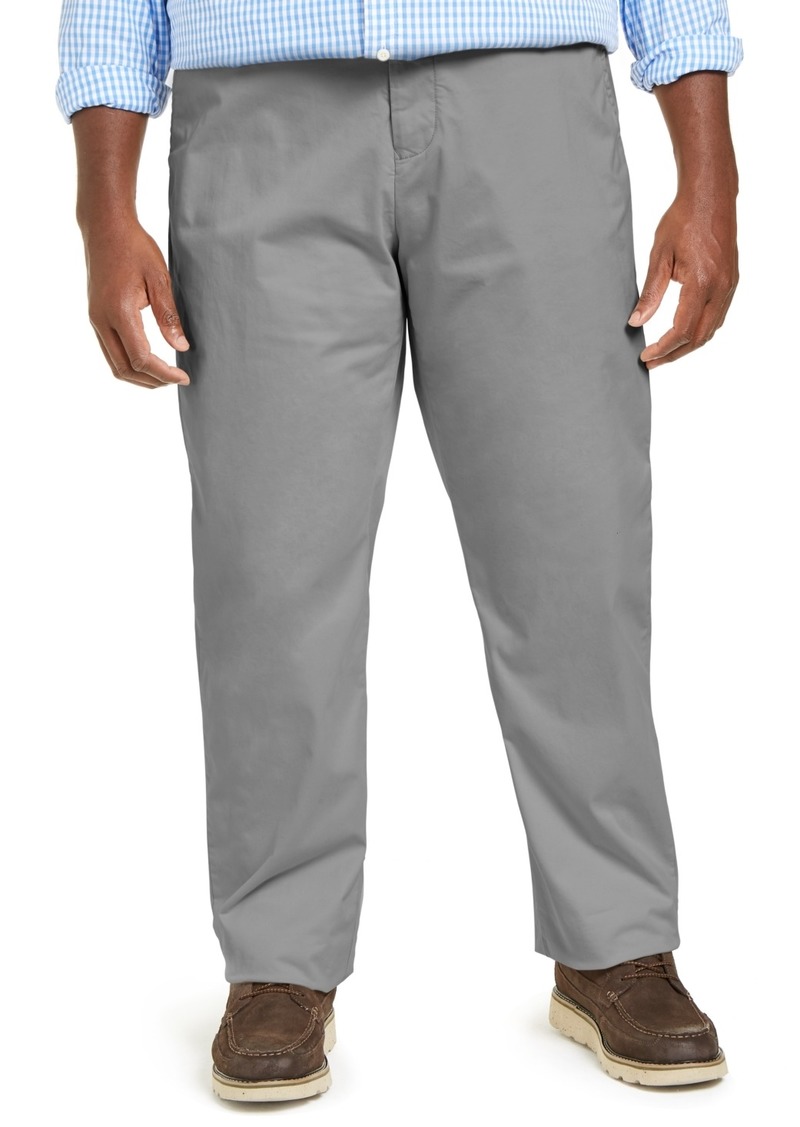 Tommy Hilfiger Men's Big & Tall Th Flex Stretch Custom-Fit Chino Pants - Drizzle