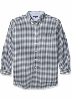 Tommy Hilfiger Men's Long Sleeve Button Down Shirt in Classic Fit  4XL-BG
