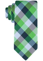 Tommy Hilfiger Men's Buffalo Plaid Tartan Tie - Green