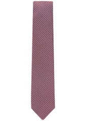 Tommy Hilfiger Men's Chevron Geo-Print Tie - Red