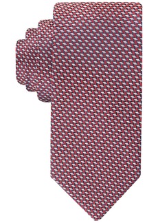 Tommy Hilfiger Men's Chevron Geo-Print Tie - Red