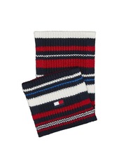 Tommy Hilfiger Men's Chunky Variegated Striped Scarf