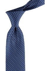 Tommy Hilfiger Men's Classic Arrow Geometric Tie - Navy