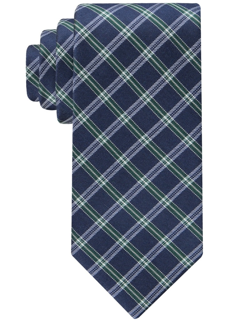 Tommy Hilfiger Men's Classic Check Tie - Navy Green