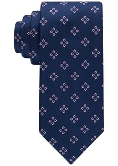 Tommy Hilfiger Men's Classic Flower Medallion Neat Tie - Pink