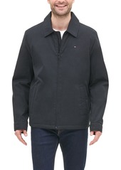 Tommy Hilfiger Men's Classic Front-Zip Filled Micro-Twill Jacket