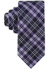 Tommy Hilfiger Men's Classic Plaid Tie - Navy/taupe