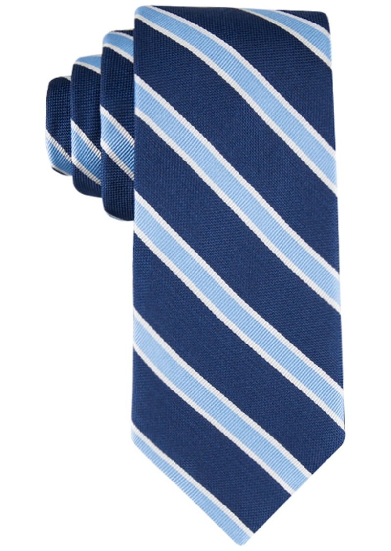 Tommy Hilfiger Men's Classic Stripe Tie - Navy/blue