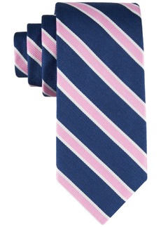 Tommy Hilfiger Men's Classic Stripe Tie - Navy/pink