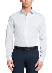 Tommy Hilfiger Men's Classic/Regular Fit Performance Stretch Solid Dress Shirt, Online Exclusive