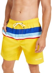 Tommy Hilfiger Men's Colorblocked Oscar Swim Trunks, Created for Macy's