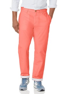 Tommy Hilfiger Men's Comfort Chino Pants Orange ZING 34W X 30L