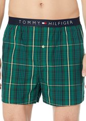 Tommy Hilfiger Men's Comfortable Cotton Woven Boxer