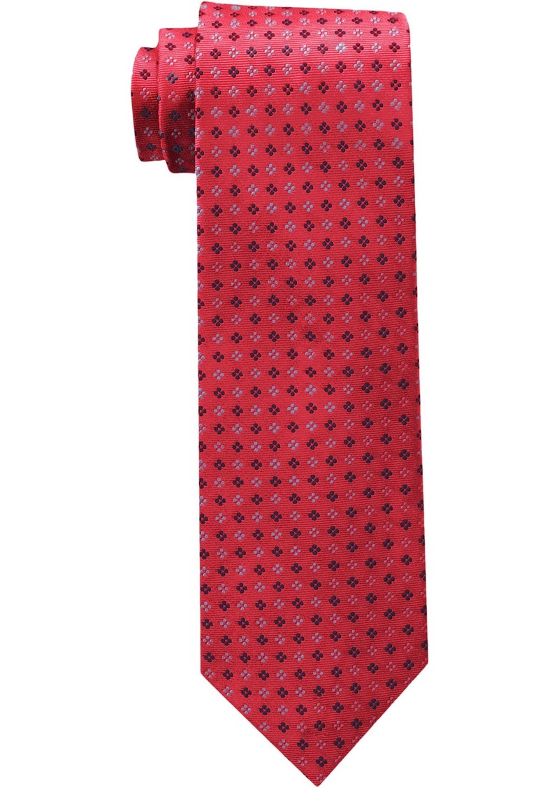 Tommy Hilfiger Men's Core Neat II Tie Red