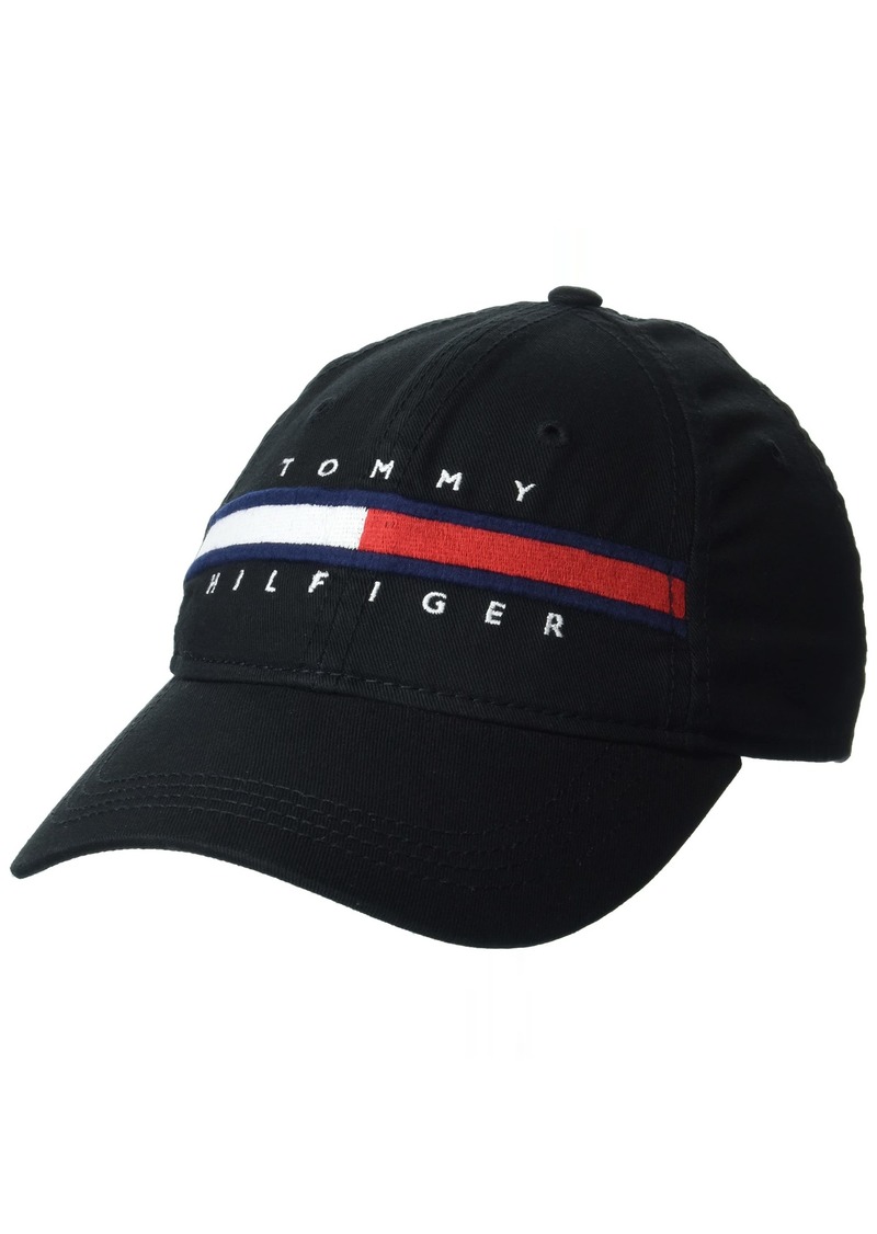 Tommy Hilfiger Men's Cotton Avery Adjustable Baseball Cap  OS