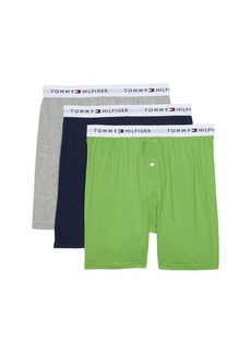 Tommy Hilfiger Men's Cotton Classics 3-Pack Knit Boxer  LG