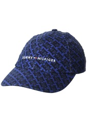 Tommy Hilfiger Men's Cotton Logo Adjustable Baseball Cap  OS