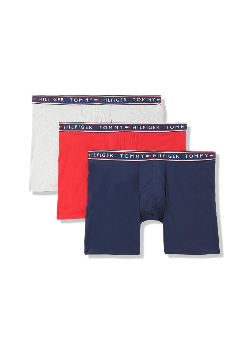 Tommy Hilfiger Men's Cotton Stretch Boxer Brief Multipack