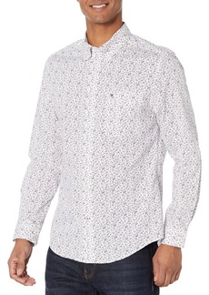 Tommy Hilfiger Men's Adaptive Custom Fit Floral Shirt  M