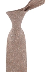 Tommy Hilfiger Men's Donegal Herringbone Solid Tie - Taupe