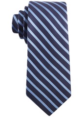 Tommy Hilfiger Men's Exotic Slim Stripe Silk Tie - Quartz