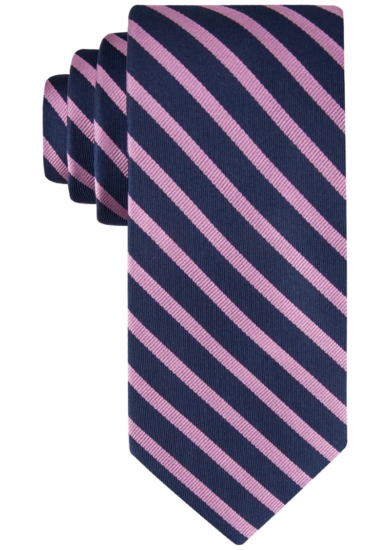 Tommy Hilfiger Men's Exotic Stripe Tie - Lt. Rose