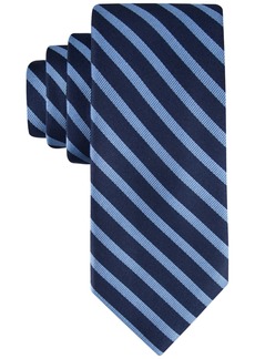 Tommy Hilfiger Men's Exotic Stripe Tie - Blue