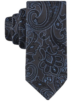 Tommy Hilfiger Men's Ferris Classic Paisley Tie - Blue