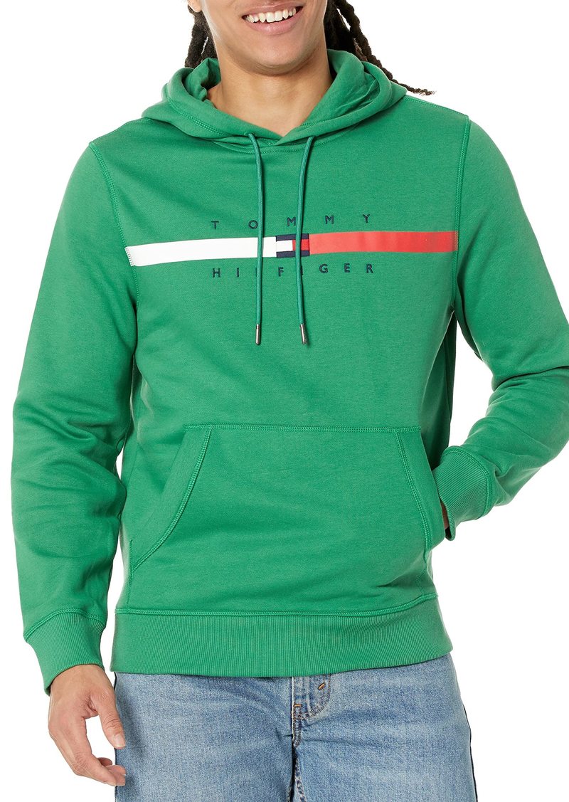 Tommy Hilfiger Men's Flag Stripe Hoodie Sweatshirt