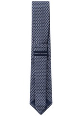 Tommy Hilfiger Men's Floral Medallion Tie - Navy Taupe