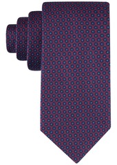 Tommy Hilfiger Men's Floral Medallion Tie - Navy Taupe