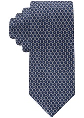 Tommy Hilfiger Men's Floral Medallion Tie - Navy Taupe