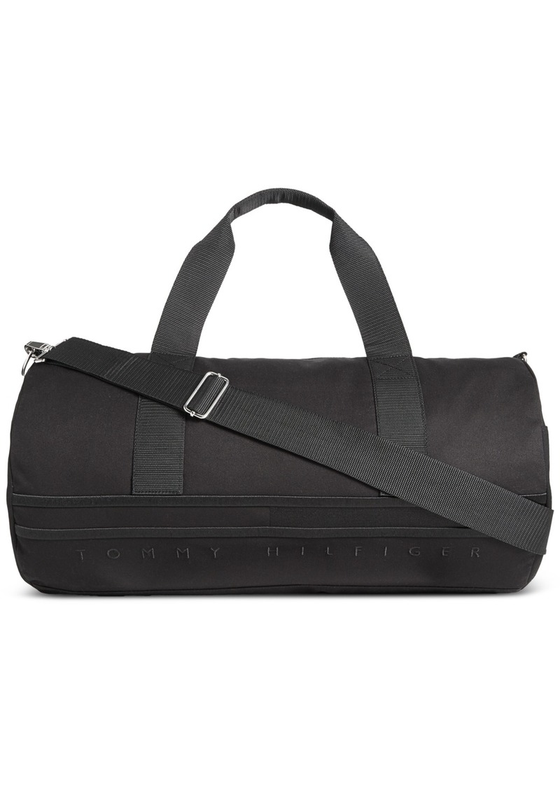 Tommy Hilfiger Men's Gino Monochrome Duffle Bag - Black