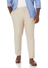 Tommy Hilfiger Men's Hall Plain Pleat Pants tan Solid 34X30