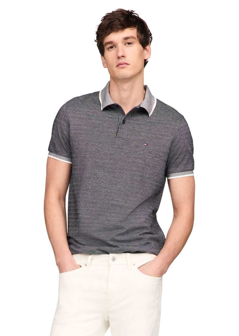 Tommy Hilfiger Men's Interlock Regular Short Sleeve Polo