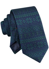 Tommy Hilfiger Men's Jeremiah Fair Isle Tie - Navy/green