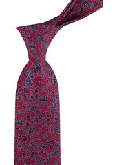 Tommy Hilfiger Men's Julia Floral Tie - Burgundy